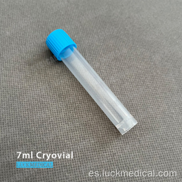 Tubo de plástico criogénico de 7 ml FDA